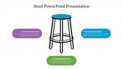 Editable Stool PowerPoint Presentation Slide Template